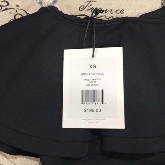 Onia Stella Asymmetrical One Shoulder Ruffled Swimsuit - Picture 7 of 8